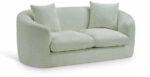 Penelope 66.5" Chenille Fabric Upholstered Loveseat - Image 9