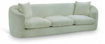 Penelope 92.5" Chenille Fabric Upholstered Sofa - Image 10