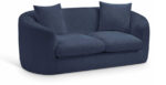 Penelope 66.5" Chenille Fabric Upholstered Loveseat - Image 3