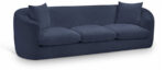 Penelope 92.5" Chenille Fabric Upholstered Sofa - Image 4