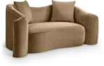 Destin 70" Velvet Upholstered Loveseat - Image 3