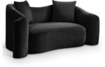 Destin 70" Velvet Upholstered Loveseat
