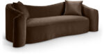 Destin 91" Velvet Upholstered Sofa - Image 8