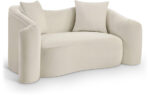 Destin 70" Velvet Upholstered Loveseat - Image 6