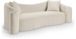 Destin 91" Velvet Upholstered Sofa - Image 6