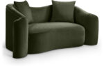 Destin 70" Velvet Upholstered Loveseat - Image 5