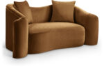 Destin 70" Velvet Upholstered Loveseat - Image 10