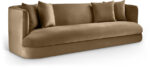 Alder 93.5" Velvet Upholstered Sofa - Image 2