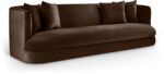 Alder 93.5" Velvet Upholstered Sofa - Image 7