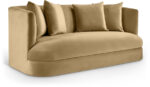 Alder 66" Velvet Upholstered Loveseat - Image 6