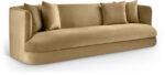 Alder 93.5" Velvet Upholstered Sofa - Image 6