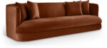 Alder 93.5" Velvet Upholstered Sofa - Image 3
