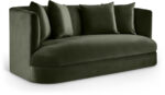 Alder 66" Velvet Upholstered Loveseat - Image 4