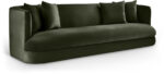 Alder 93.5" Velvet Upholstered Sofa - Image 4