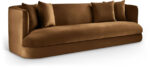 Alder 93.5" Velvet Upholstered Sofa - Image 9