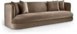 Alder 93.5" Velvet Upholstered Sofa - Image 8