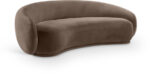 Emery 95" Velvet Upholstered Sofa - Image 8