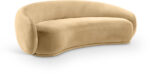 Emery 95" Velvet Upholstered Sofa - Image 7