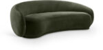 Emery 95" Velvet Upholstered Sofa - Image 5