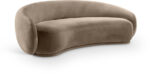 Emery 95" Velvet Upholstered Sofa - Image 9