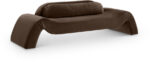 Austin 107" Velvet Upholstered Sofa - Image 6