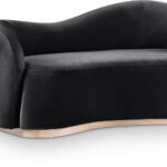 Gustavo 72.5" Velvet Upholstered Loveseat