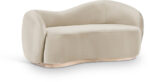 Gustavo 72.5" Velvet Upholstered Loveseat - Image 4