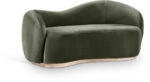 Gustavo 72.5" Velvet Upholstered Loveseat - Image 3