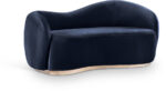 Gustavo 72.5" Velvet Upholstered Loveseat - Image 2