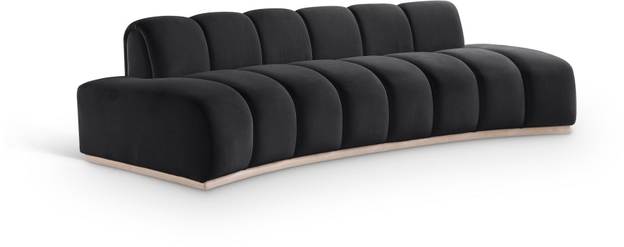 45756.jpg Jace 106" Velvet Upholstered Sofa - Image 1