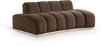 Jace 78.5" Velvet Upholstered Loveseat - Image 5