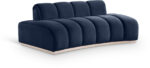 Jace 78.5" Velvet Upholstered Loveseat - Image 2