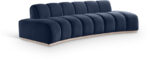Jace 106" Velvet Upholstered Sofa - Image 2