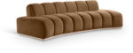 Jace 106" Velvet Upholstered Sofa - Image 6