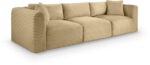 Shaggy 109" Corduroy Performance Fabric Upholstered Modular Sofa - Image 3