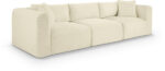 Shaggy 109" Corduroy Performance Fabric Upholstered Modular Sofa - Image 2