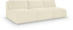 Shaggy 93" Corduroy Performance Fabric Upholstered Modular Sofa - Image 2