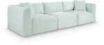 Shaggy 109" Corduroy Performance Fabric Upholstered Modular Sofa - Image 7