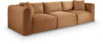 Shaggy 109" Corduroy Performance Fabric Upholstered Modular Sofa - Image 6
