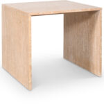 Vernazza Travertine End / Side Table