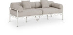 Portofino 85.75" Resilient Water Repellent Fabric Upholstered Outdoor Patio Sofa