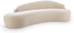 Caspian 101" Chenille Fabric Upholstered Sofa - Image 2