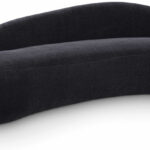 Caspian 101" Chenille Fabric Upholstered Sofa