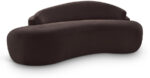 Caspian 79" Chenille Fabric Upholstered Loveseat - Image 6