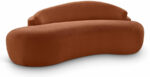 Caspian 79" Chenille Fabric Upholstered Loveseat - Image 3