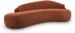 Caspian 101" Chenille Fabric Upholstered Sofa - Image 3