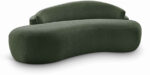 Caspian 79" Chenille Fabric Upholstered Loveseat - Image 4