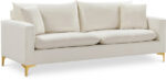 Naomi 81.5" Velvet Upholstered Sofa - Image 6