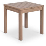 Newport Acacia Wood Outdoor Patio End / Side Table