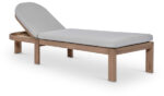 Newport Water Resistant Fabric Upholstered Outdoor Patio Lounge Chair with Outdoor Protective Cover Included